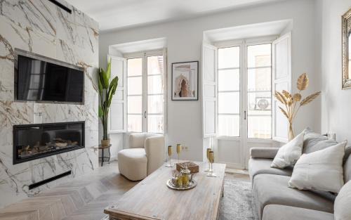 Granada City Center Apartment | Arabica Suites - Lujosa Vivienda con Suites Chimeneas en Granada - Centro