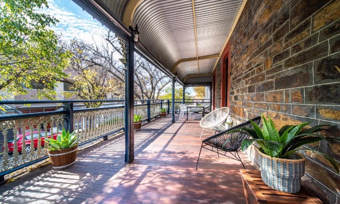 North Adelaide Apartment | Archer St Heart of North Adelaide Balcony 65TV