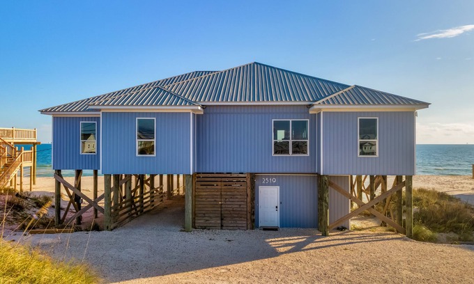 Dauphin Island House | At Last | Beach Front. Tons of amenities! Beautiful!