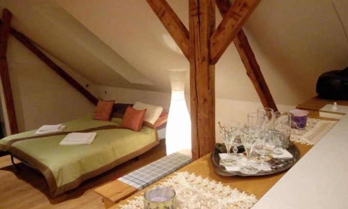 Svinarov Apartment | Attic with bathroom