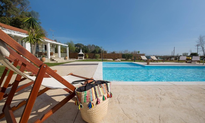 Chalikounas Villa | Attractive Family Villa, A/C, Private Pool (Children's Section), 150m to Taverna & Halikounas Beach
