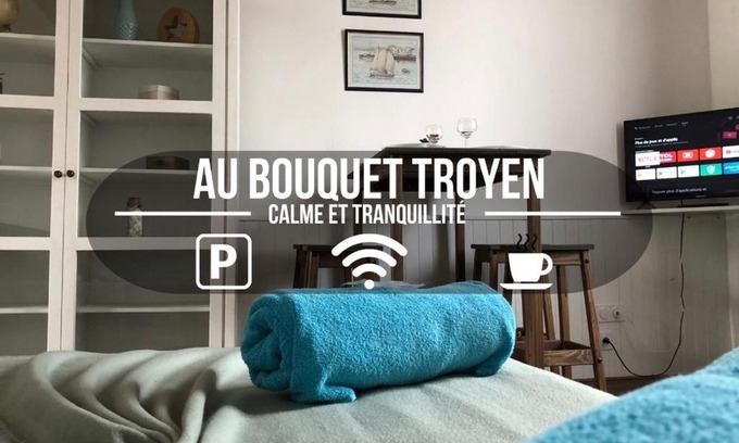Troyes Apartment | Au Bouquet Troyen - Wifi - Calme et tranquillité