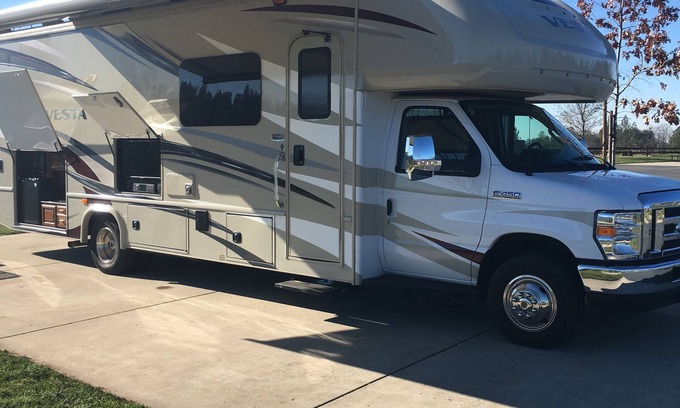 Aptos House | August 12th - August 17th RV site on the Seacleff State Beach Campground.