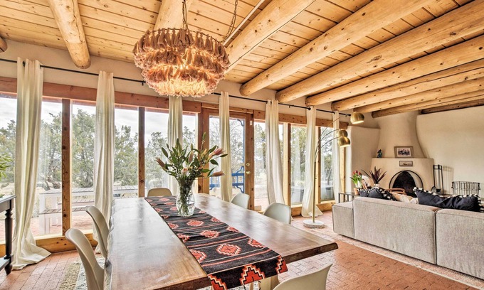 Eldorado at Santa Fe House | Authentic Santa Fe Adobe Home w/Desert Views