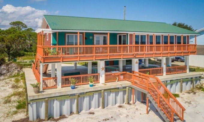 Alligator Point House | AWESOME VIEW. On Private Gulf of Mexico Beach. Majestic Views π’π΄π