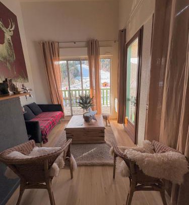Ax-les-Thermes Apartment | Ax 3 Domaines Plateau de Bonascre Charmant duplex face aux pistes avec terrasse