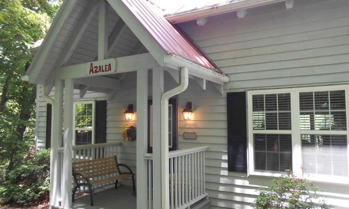 Blairsville House | Azalea Cabin With Fireplace & Huge Back Porch