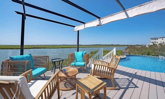 Cape May Court House House | Back Bay Bliss! - Pool, Dock and Stunning Sunsets!