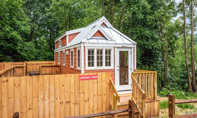 Laurelville House | Back to Nature with Tiny Home Experience, treed 60 acres to hike on