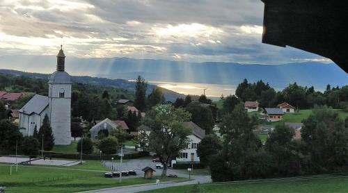 Thollon-les-Memises Apartment | Balcony of lake Geneva