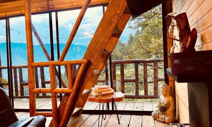 Medellin Cabin | Bamboo lodge Vista privilegiada a las montañas