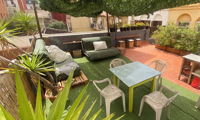 Poblenou House | Barcelona and Room With Terrace on Marbella Beach
