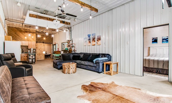 Mather House | Barn & cabin with firepits, grills, foosball, kayaks, home theater, & 2 kitchens