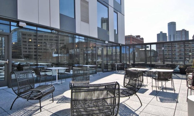 Greektown Historic District Apartment | Barsala l Modern 2BD at eXchange Near Ford Field & Comerica