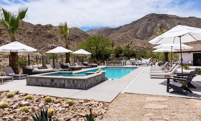 Palm Desert House | Base Camp-Luxury Desert Oasis with 2 Pools & Game Room
