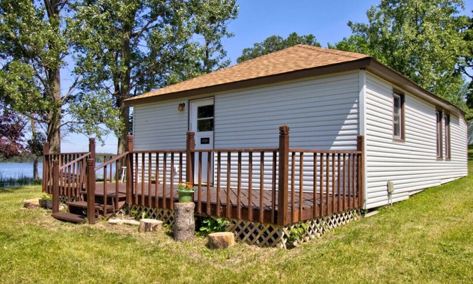 Clitherall Cabin | Bass Cabin at Spitzer | Lake & Waterfront Views | Legacy Lakeside Resort
