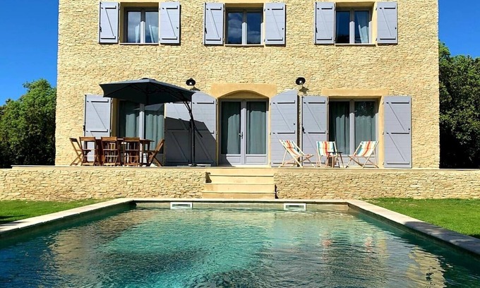 Uzes House | Bastide Provençale Avec Piscine Privée Chauffée