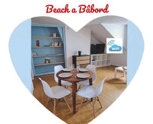 Saint-Martin-du-Littoral Apartment | Beach à Bâbord - plage 400m, 4 Personnes, Le Havre