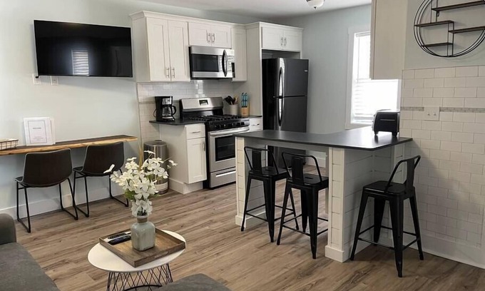 Ship Bottom Apartment | Beach Chic LBI Apartment- 1 Block from Beach