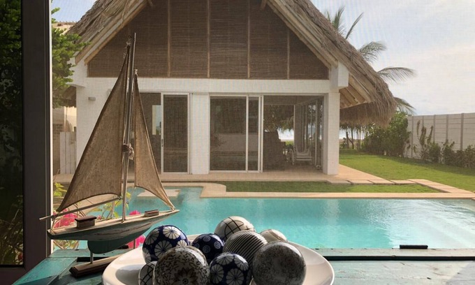 Acajutla House | Beach Front - Costa Azul - Rancho Los 4 Chufles