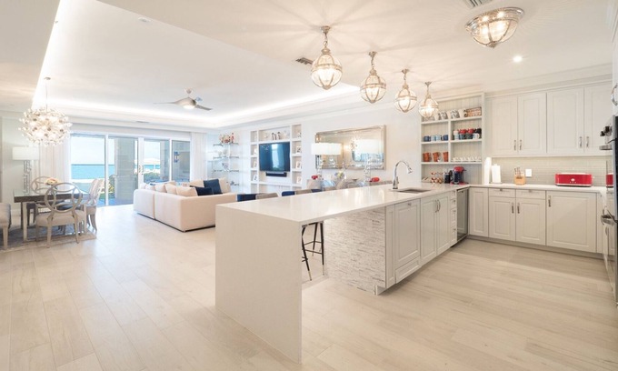 Seven Mile Beach Condo | Beach Front Residence 107 Located at The Ritz-carlton by Redawning