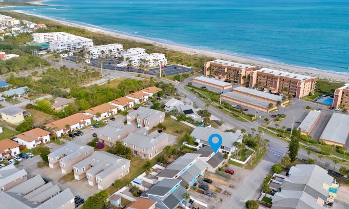 Port Canaveral House | Beach House 2-bedroom townhome directly across from the beach!