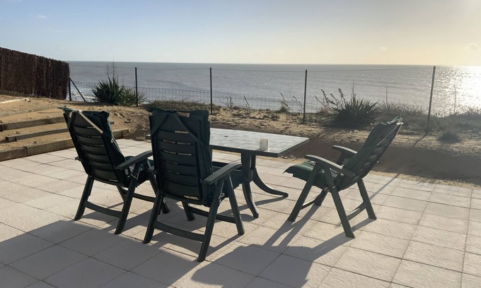 Bourgenay House | Beach House with 180 degree sea views, 6 Bed, 4 Baths, sleeps 10-12
