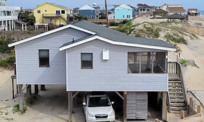 South Nags Head Cottage | Beachfront 3-bedroom cottage just steps to Outer Banks Beaches
