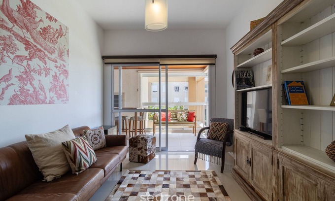 Campeche Leste Apartment | Beachfront apt With Pool and Barbecue. Vic0203