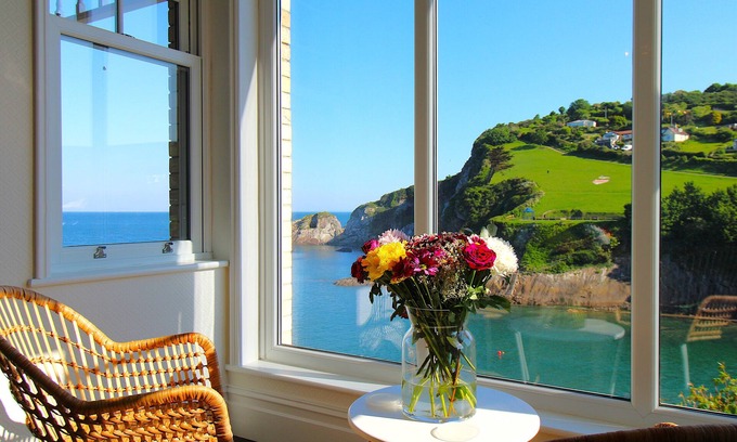 Combe Martin Villa | Beachfront Luxury Edwardian Retreat With Seaview