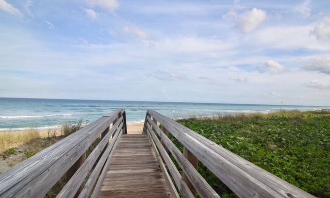 Stuart House | Beachfront Luxury Townhome with Private Beach & Resort Amenities in Stuart, FL