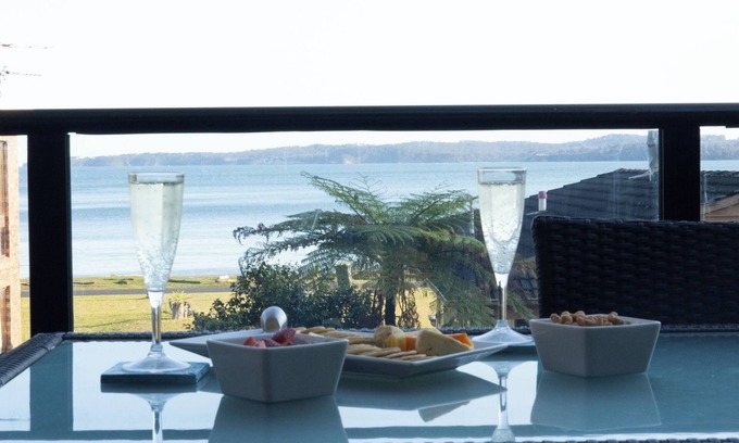 Long Beach House | Beachfront, pet friendly, tri-level home in quiet leafy location with views