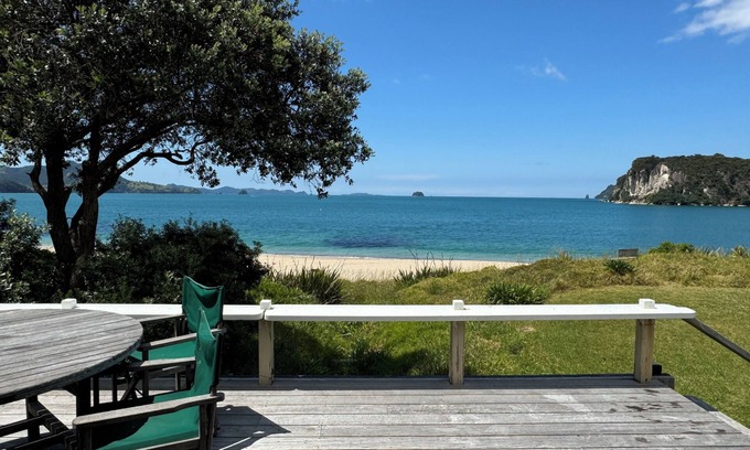 Cooks Beach House | Beachfront property, Mercury Bay