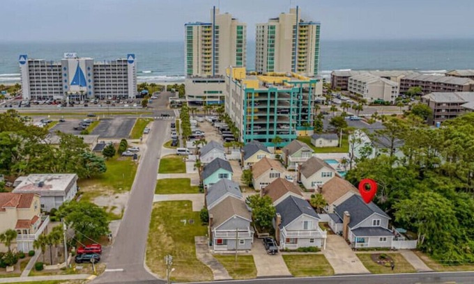 Ocean Drive Cottage | Beachside Cottage with Private Patio - Steps to Beach & Main Street