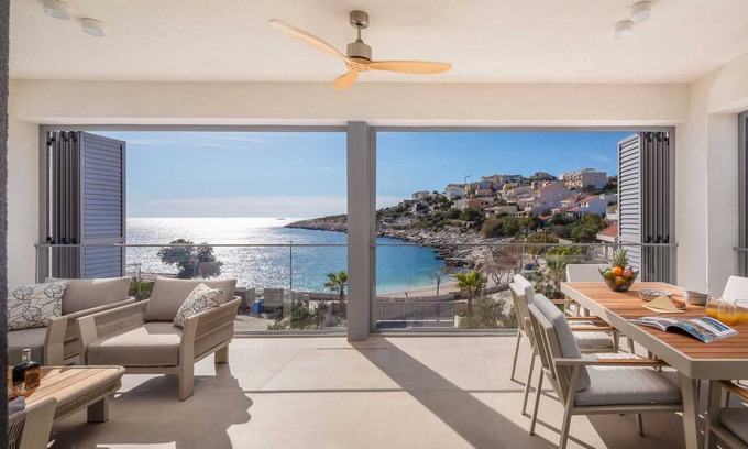 Sevid Villa | Beachside Villa Oro - on the beach, with private MAGNA pool