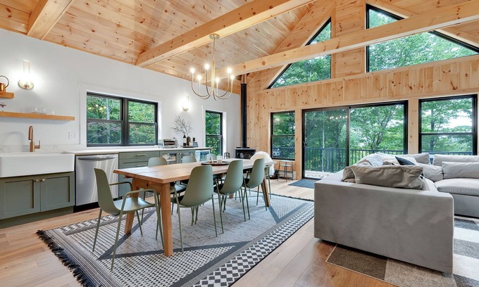 Rangeley Ski Chalet | Beautiful, brand new, Mountainside Home on Saddleback Mountain