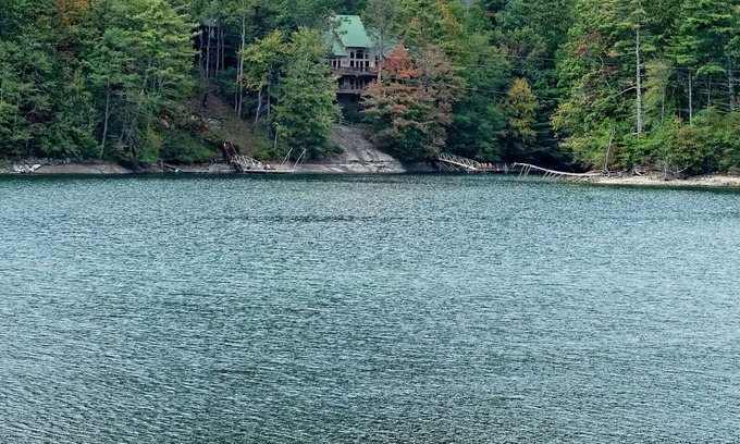 Cullowhee House | Beautiful 2 Story Lake Home with Dock on Lake Glenville!