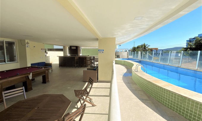 Jardim Flamboyant Apartment | Beautiful 3 bedrooms pool AR between Praia do Forte Center