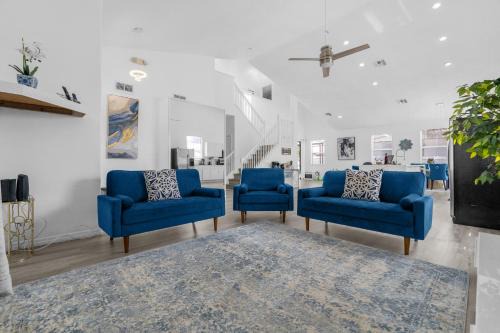 Indian Point House | Beautiful 5BR 4 baths Themed home near Disney and Universal, Private Pool, Gameroom, baby Crib and more