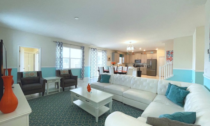 Davenport House | Beautiful 6Bd Pool Gm Spa Hm Champions Gate-1660MVD