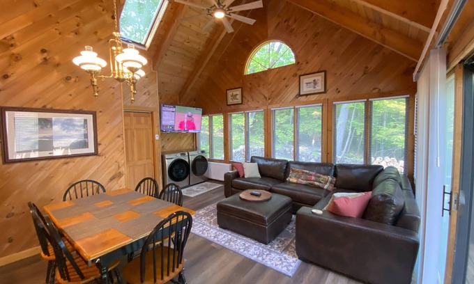 North Lake George House | Beautiful ADK Home with Large Deck and Stunning Lake Views