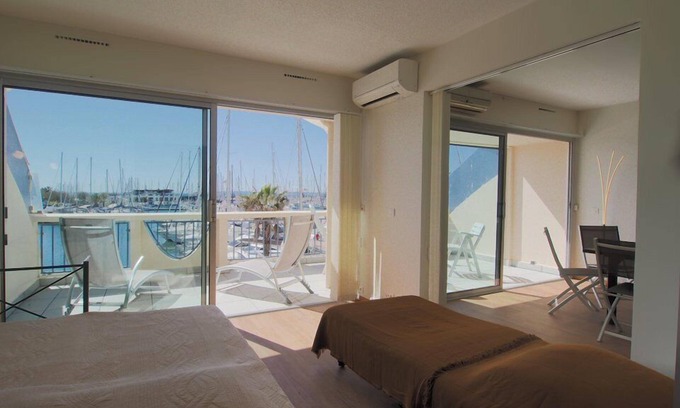 La Grande-Motte Apartment | Beautiful Apartment With Port View in the City Center With Parking