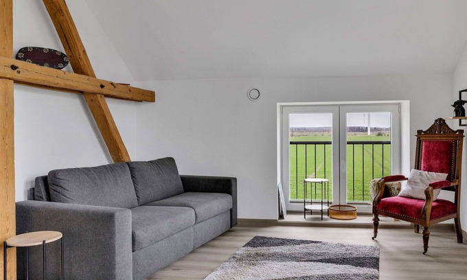 Bramstedtlund Apartment | Beautiful apartment for 10 people with WIFI, TV, terrace, pets allowed, panoramic view and parking