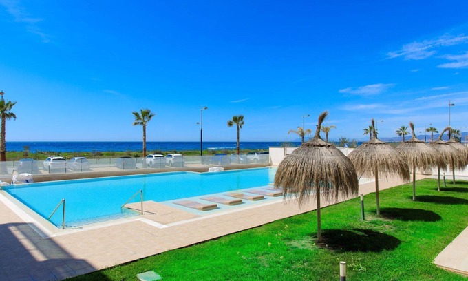 Torrox Costa Apartment | Beautiful apartment for 4 guests with pool, A/C, WIFI, TV, patio, pets allowed and parking