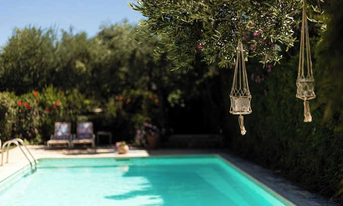 Stoupa Apartment | Beautiful Basement Apartment with Private Terrace
