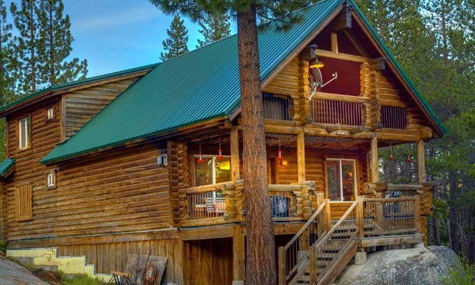 Arnold Cabin | Beautiful Bear Valley Real Log Cabin - 2 Big Balconies - Outdoor/Indoor Dining