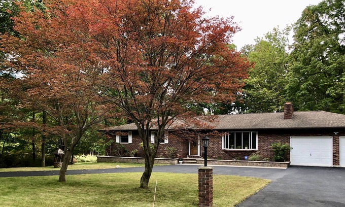 Pocono Mountain Lake House | Beautiful brick home in the Poconos