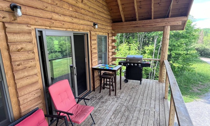 Wheelock Cabin | Beautiful Burke Mountain View Cabin with Loft