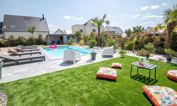 La Ville-aux-Dames House | Beautiful Cottage ⭐️⭐️⭐️⭐️ with Swimming Pool near Tours