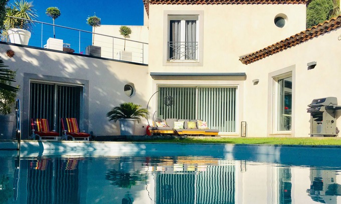 Le Redon Villa | Beautiful contemporary villa, heated pool, jacuzzi